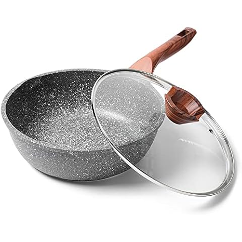 ilimiti 24cm con tapa Sartén honda Cover