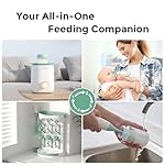 Momcozy Natural Baby Bottle, 11oz Wide-Neck Breast Milk Container, BPA-Free Plastic, Compatible with Momcozy Breast Milk Cooler, 4PCS - Image 4
