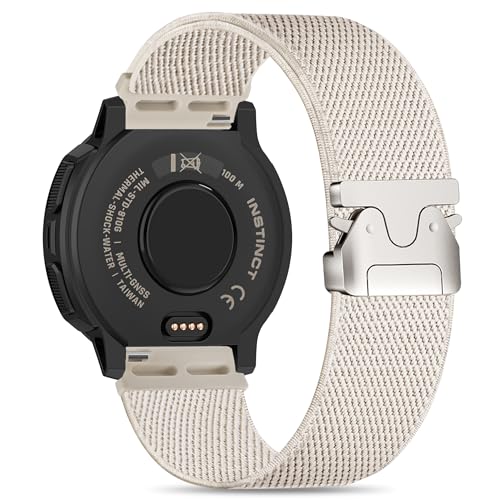 Farluya �L�k���i�C�����r���v�o���h Garmin Instinct 2/3 45mm/1 Solar�Ή� 22mm �\�t�g ���߉\ �p���V���[�g�X�^�C�� �o�b�N�� �X�|�[�c�X�g���b�v Garmin Instinct Surf/Tactical/E