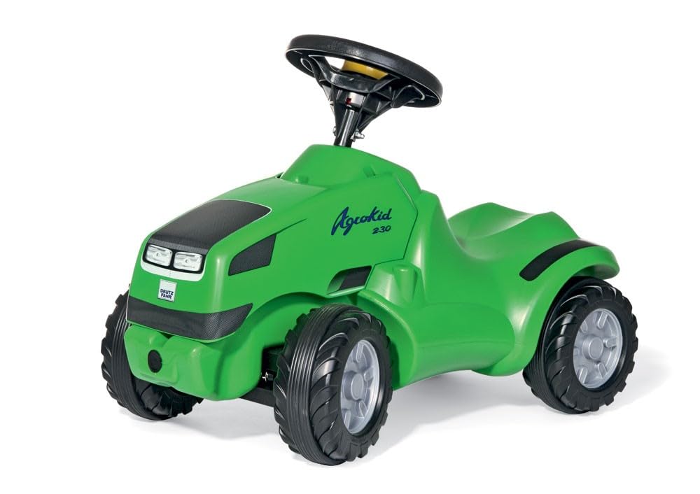 Rolly Toys 13 210 2 Scivolo per bambini RollyMinitrac Deutz Agrokid (con vano portaoggetti, profilo ergonomico del veicolo, volante con clacson, adatto da 1 anno e mezzo) 132102