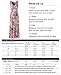Zattcas Womens Bohemian Printed Wrap Bodice Sleeveless Crossover Maxi Dress (Small, Multi Coral)