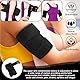 vcsjw Kompression der Oberarmmanschette,Oberarm Bandage,Arm Bandage,Doppelschicht-Druckbeaufschlagung Verstellbare Armstützbandage für Bizeps Trizeps Elbow Sleeve Gym Training - Unisex,Schwarz