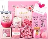 Giftota Geschenke für Frauen, Rosa 11-tlg. Spa Selfcare Geschenkidee für Frauen, Wellness Geschenkset Freundin Geburtstag Valentinstag Muttertag Weihnachtstag Geschenke Mama, Schwester, Beste Freundin