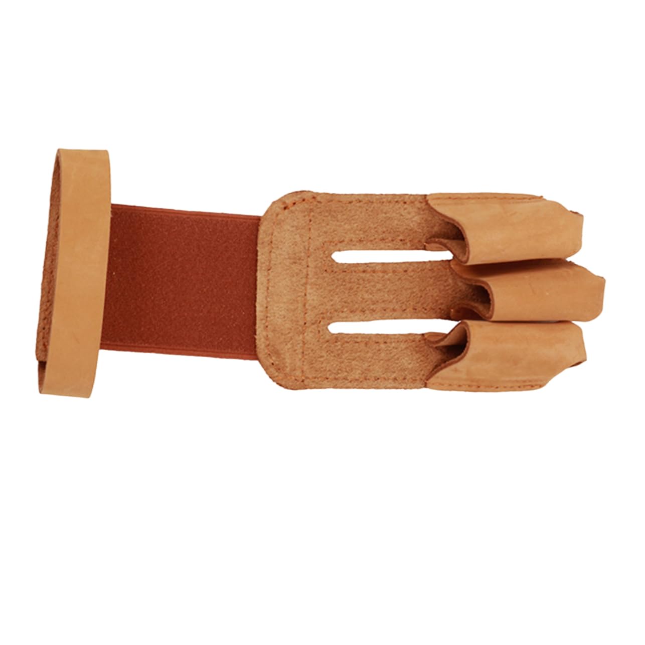 Anneome Leather Archery Gloves Three-Finger Protection for Hunting Non-Slip Glove Ideal for Outdoor Sports