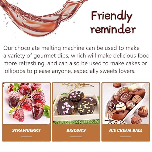 Derretidor portátil eléctrico para chocolate 600ml miniatura 4