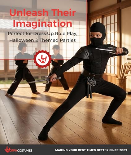 Disfraz Ninja para Niños Talla X-Large miniatura 6