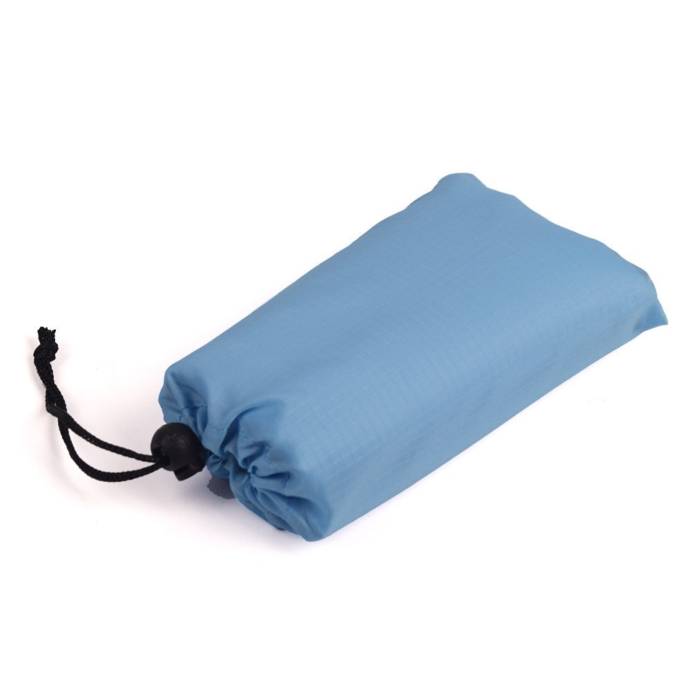 Coperta da Picnic Impermeabile 145 x 200cm Portatile Leggera Blu