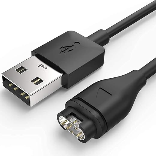 navor Smartwatch Charging Cable Replacement - USB Data Sync Fast Charging Cord Compatible for Vivoactive, Forerunner, D2 Charlie/Delta, Fenix, Quatix, Impact, BarkLimiter Garmin [3.3ft]