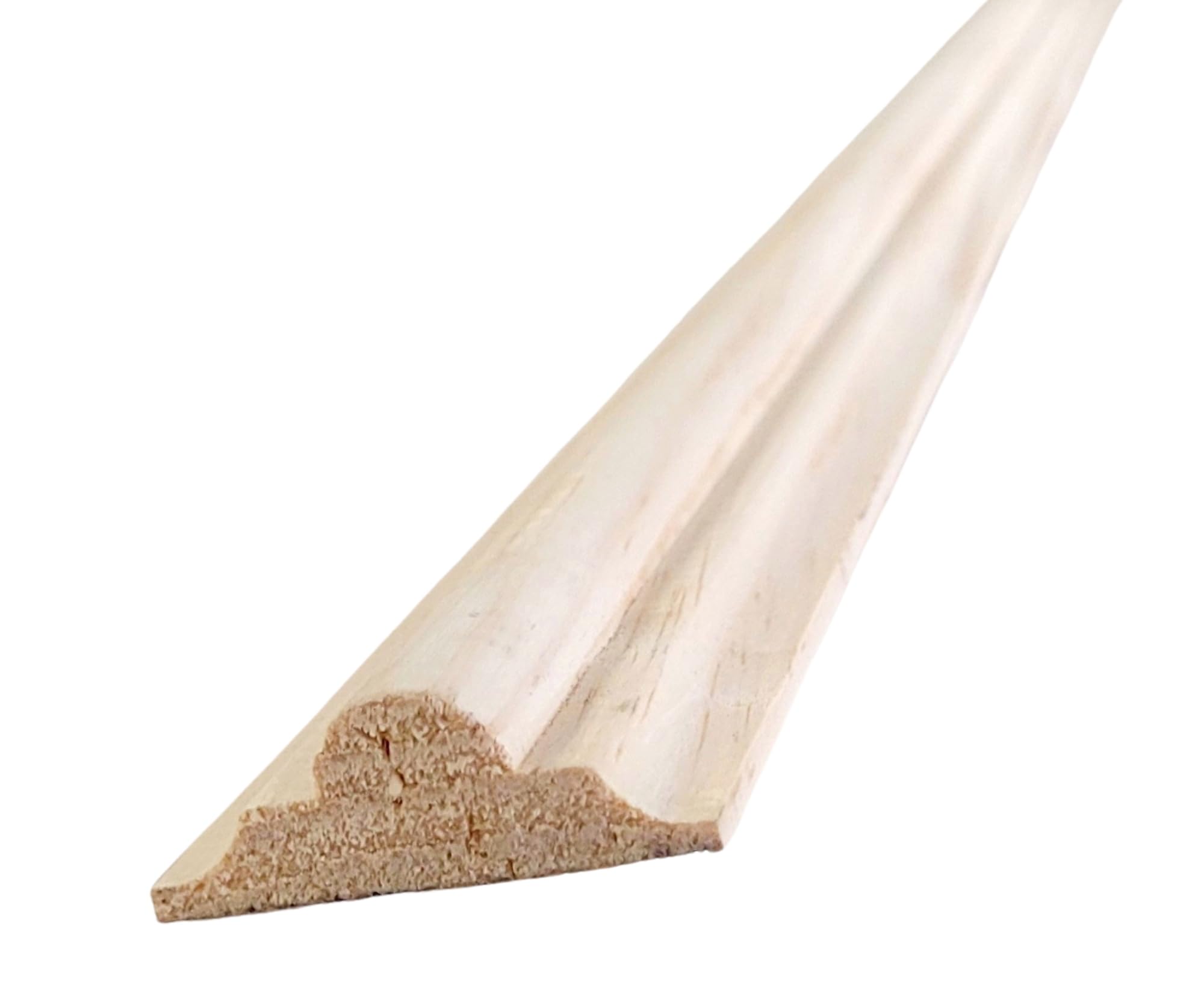 Pine Panel Moulds Mouldings Astragal Broken Ogee Architrave Dado Rail timber edging trim Wall Panelling Paneling Kit (1, 20cm)
