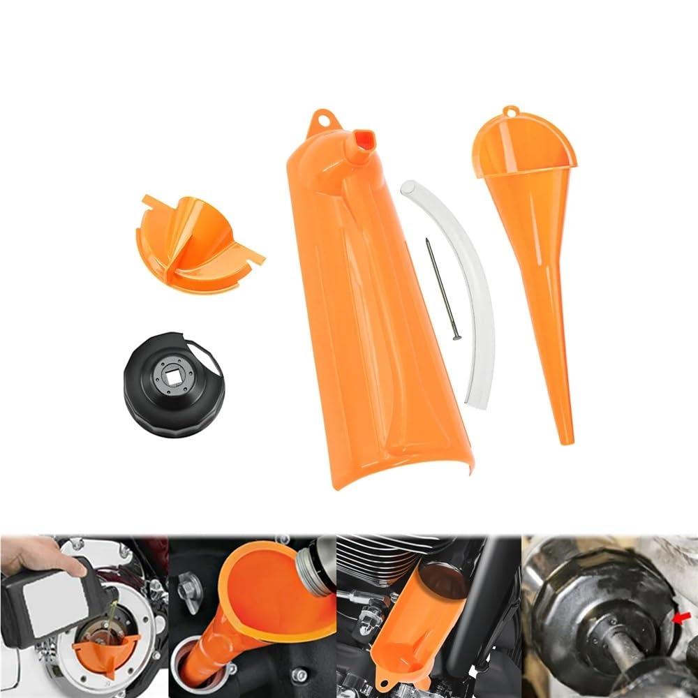 Klucz do końcówek lejka filtra oleju motocyklowego. Lejek do napełniania oleju w obudowie głównej(Funnel Set 3)