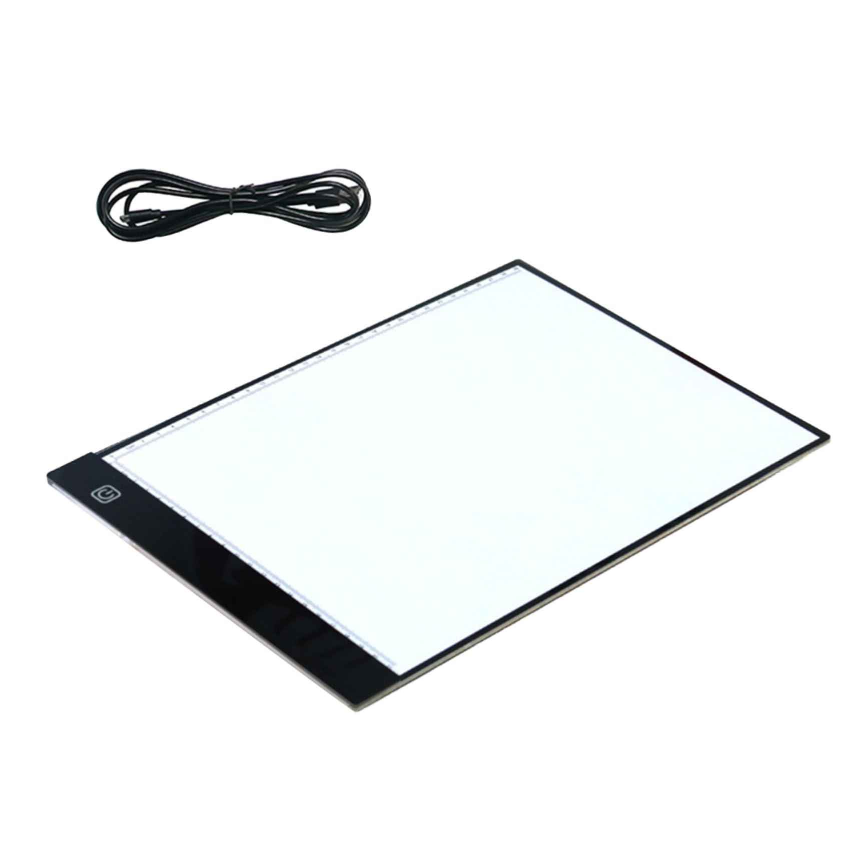 Healeved Tavoletta Luminosa LED A4 Ultra Sottile in Acrilico con Luce Sana, Scrivania per Disegno Professionale, Dotata di Stencil con Scala e Cavo USB per Pratica Artistica