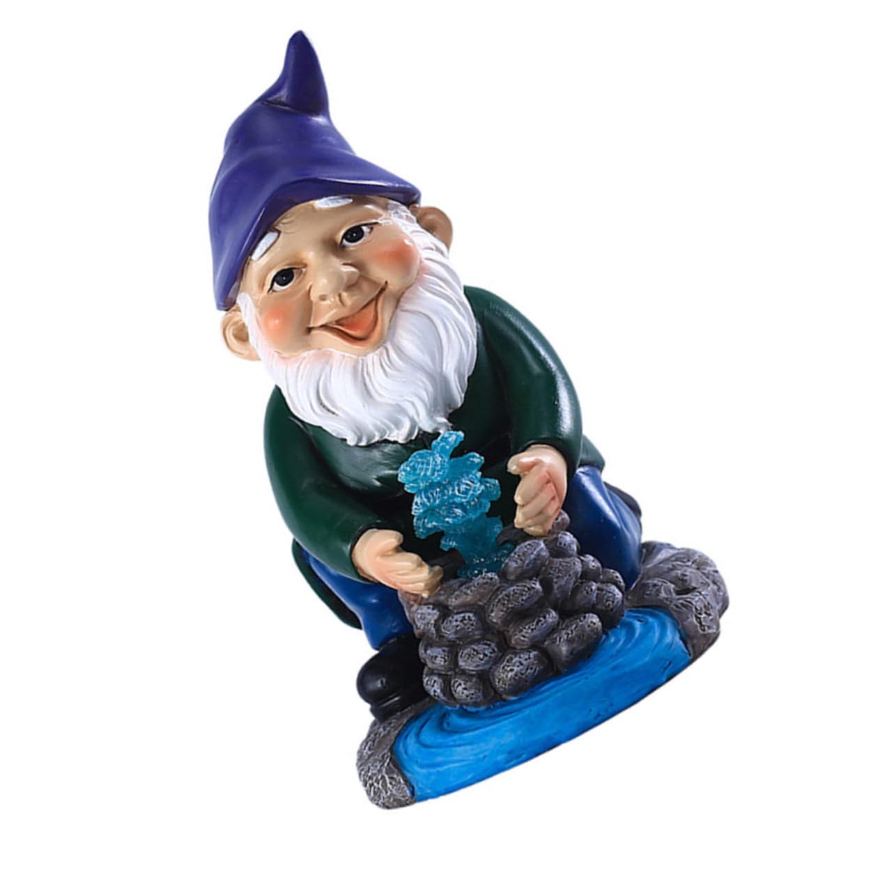 Toddmomy 2 Stück Solar Deko Wetterfeste Figuren für Außen und Innendekoration Lustige Gartendeko Resin als für Gartenliebhaber
