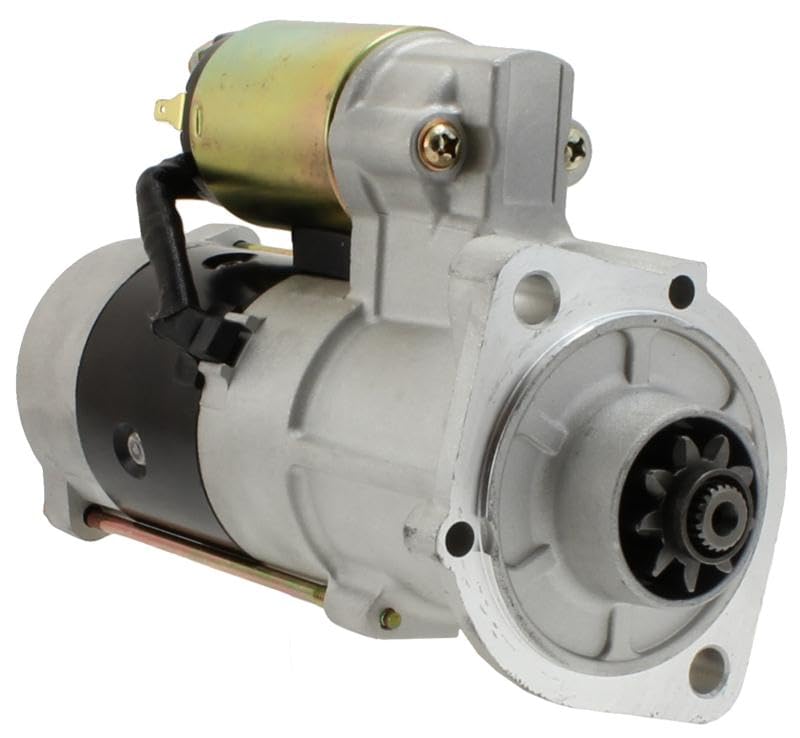 New Premium Gear Reduction Starter 12V 2.5KW 9 Tooth fits Kubota Utility Tractor M6800 M8200 M9000 68HP-90HP w/Kubota V3300 Diesel 1989-2009 1G77263010 1G77263011 M8T71671 M8T70971 M8T71672
