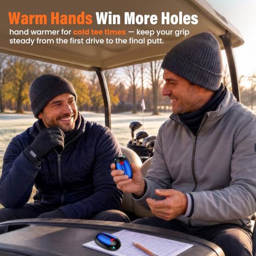 Handwärmer 2 Pack, elektrische Handwärmer with 20 Stunden lang wärmende doppelte für Outdoor-Aktivitäten, Camping, Jagd, Golf, Angeln – Ansicht 4