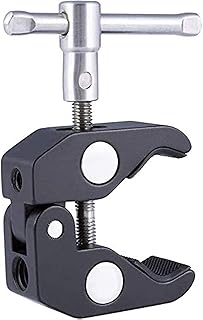 مثبت قوي متعدد الوظائف من فيلوورلد بسن لولبي 1/4-20 و3/8-16 للشاشة الميدانية فوق الكاميرا والمثبت والجيمبال وقفص الكاميرا ومجموعة كاميرا الفيديو ودعامة كاميرا DSLR وقضبان مقاس 15ملم واضواء فلاش فيديو