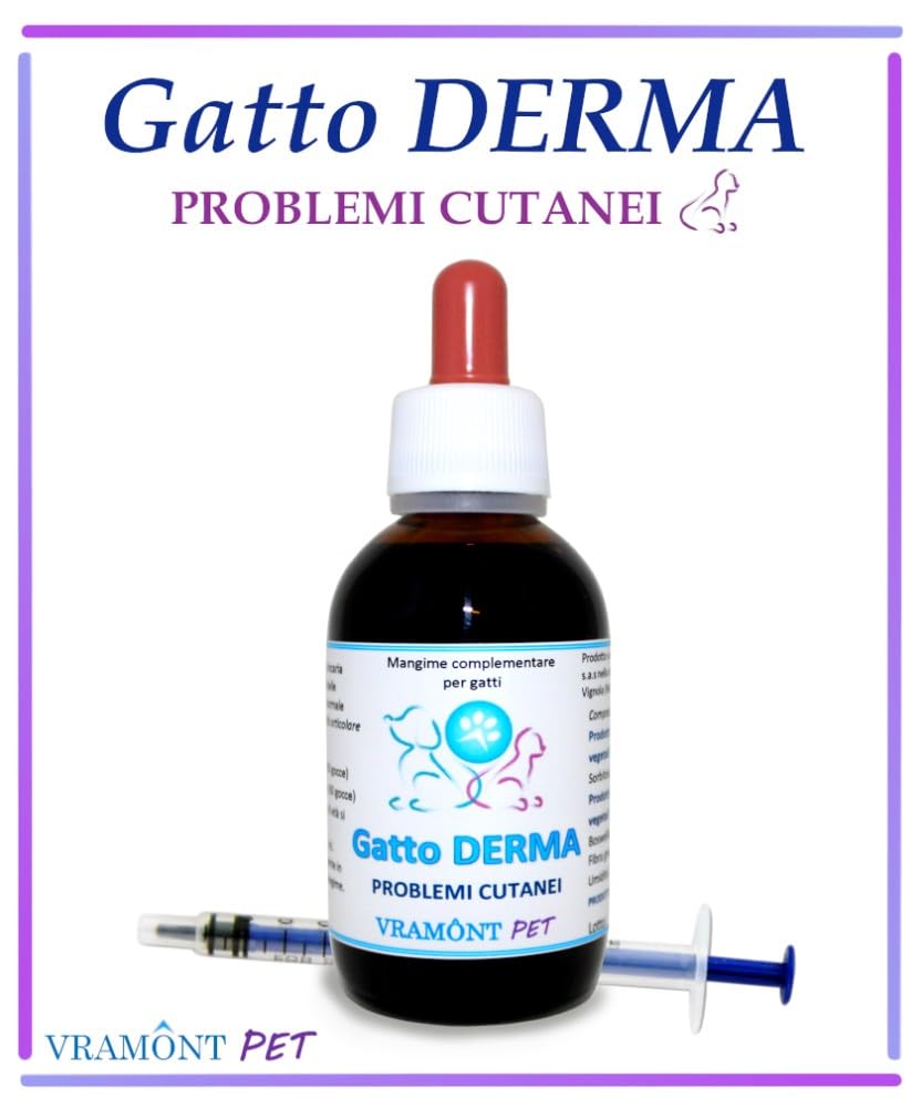 Gatto Derma Problemi cutanei 50ml Gocce