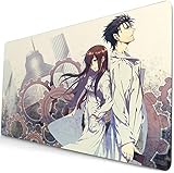 pile Steins;Gate Mouse pad Anime Large Desk pad Computer Keyboard pad Steins;Gate Gaming Mouse pad Desk mat Game mat 50