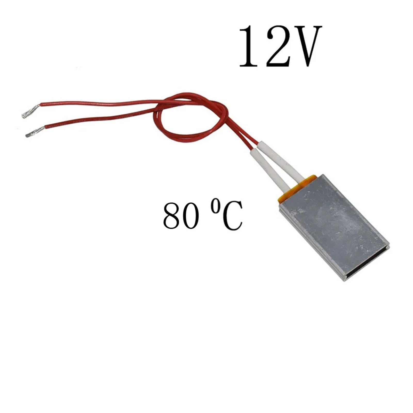 Element grzewczy PTC 220 V/12 V 80-220 stopni element 1 sztuka (12 V 80 stopni)