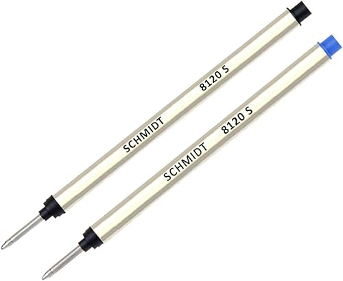 Schmidt 8120 S - Recambio de punta ancha con sistema sin tapa (2 unidades), color azul y negro
