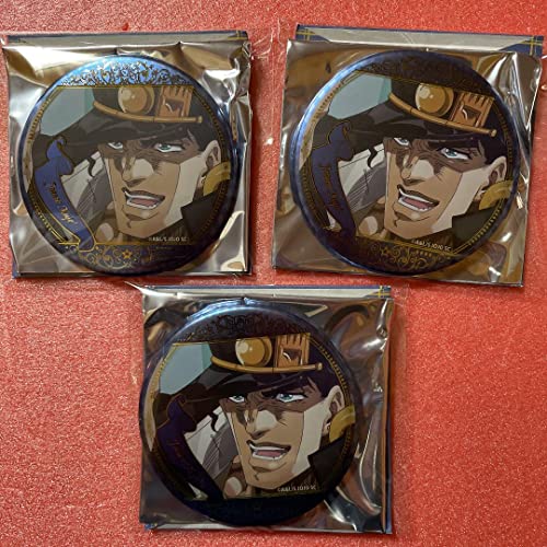 ジョジョの奇妙な冒険 3部 アニメ10周年展 場面写 缶バッジ 空条承太郎 ジョジョの奇妙な冒険 3部 アニメ10周年展 場面写 缶バッジ 空条承太郎