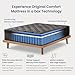 Inofia 12 inch Full Size Mattress, Hybrid Full Mattress with Gel Memory Foam & Pocket Springs, Less Motion Transfer, Back Pain Relief, Original Comfort, Black