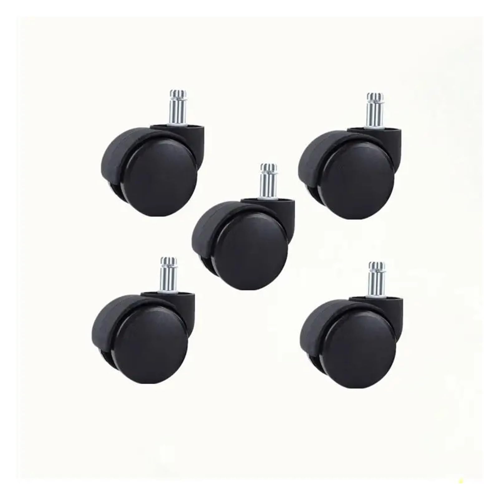 MXXDMOPD 5 Pieces/lot Furniture Foot Wheelchair Computer Rotation Damping Universal Wheel(Circlip Universal Wh)