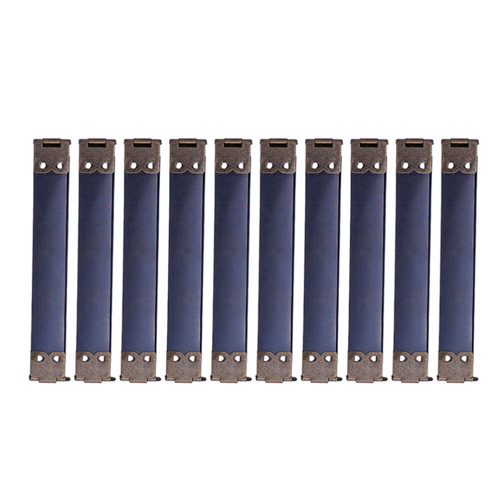 CiieeoInternal Flex Purse Frame 10PCS 12cm DIY Spring Clips Flex Frames Handbag Hinges Clip Metal Internal Flex Frames for Coin Bag Purse Wallet DIY Craft
