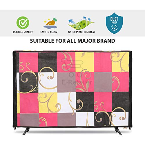 Image of Transparent LCD /LED T.V Protector Cover with Zipper Enclosure for 32 Inch Suitable for All Major Brand & Model (Color-Multi,Size-29x3x19 Inches)