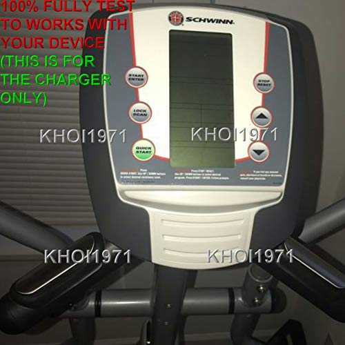 Khoi1971 ® 8-Feet Wall Ac Adapter Power Cable Compatible With Schwinn 420 Elliptical Trainer 9V-Volt Charger Ac Adapter Not Created Or Sold By Schwinn #TOP3