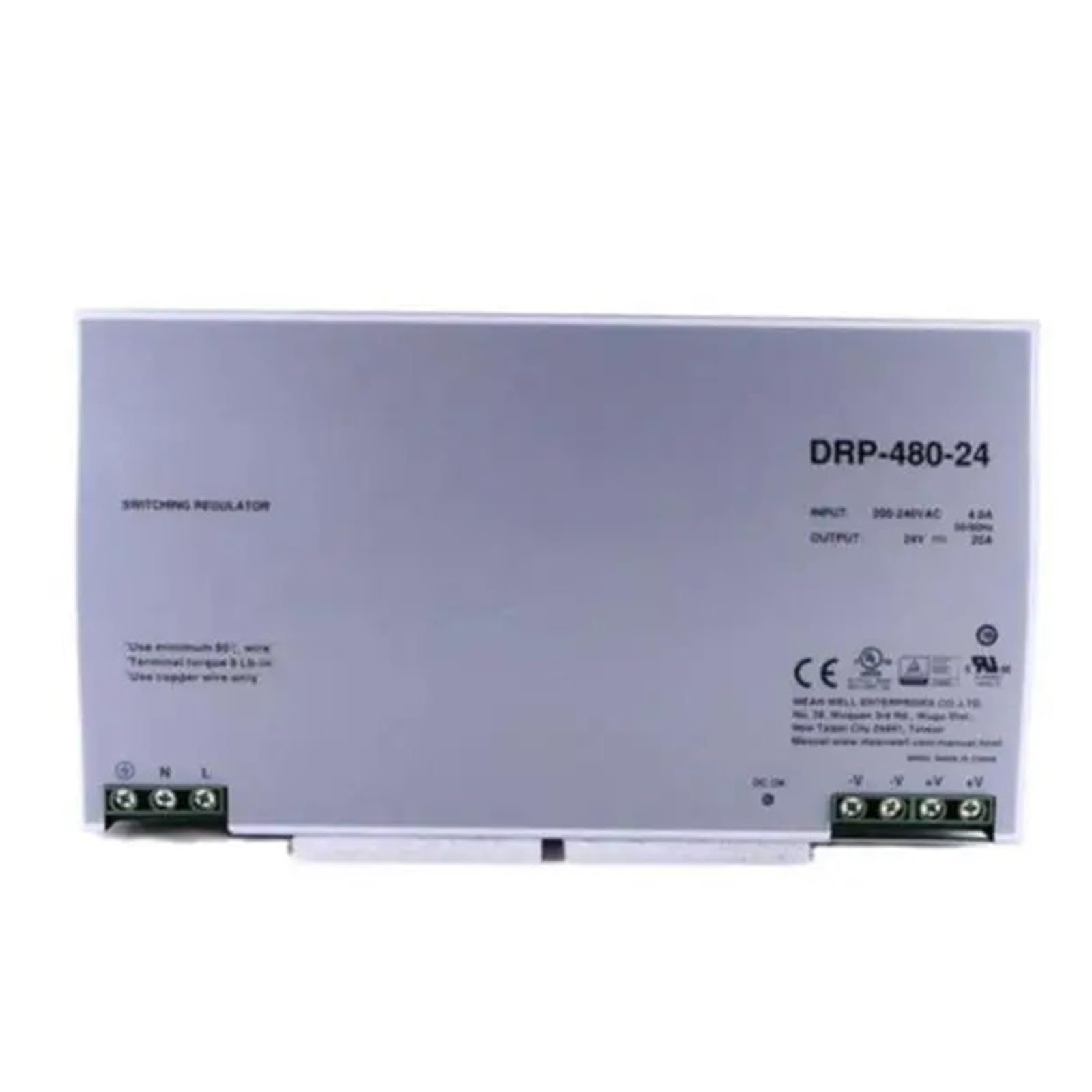 BRODEFUP DRP-480S-24 480W 20A 24V Power Supply(DRP-480S-24 24V)