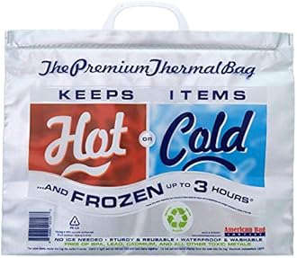 | Insulated Thermal Cooler, Lunch Size, Pack of 5