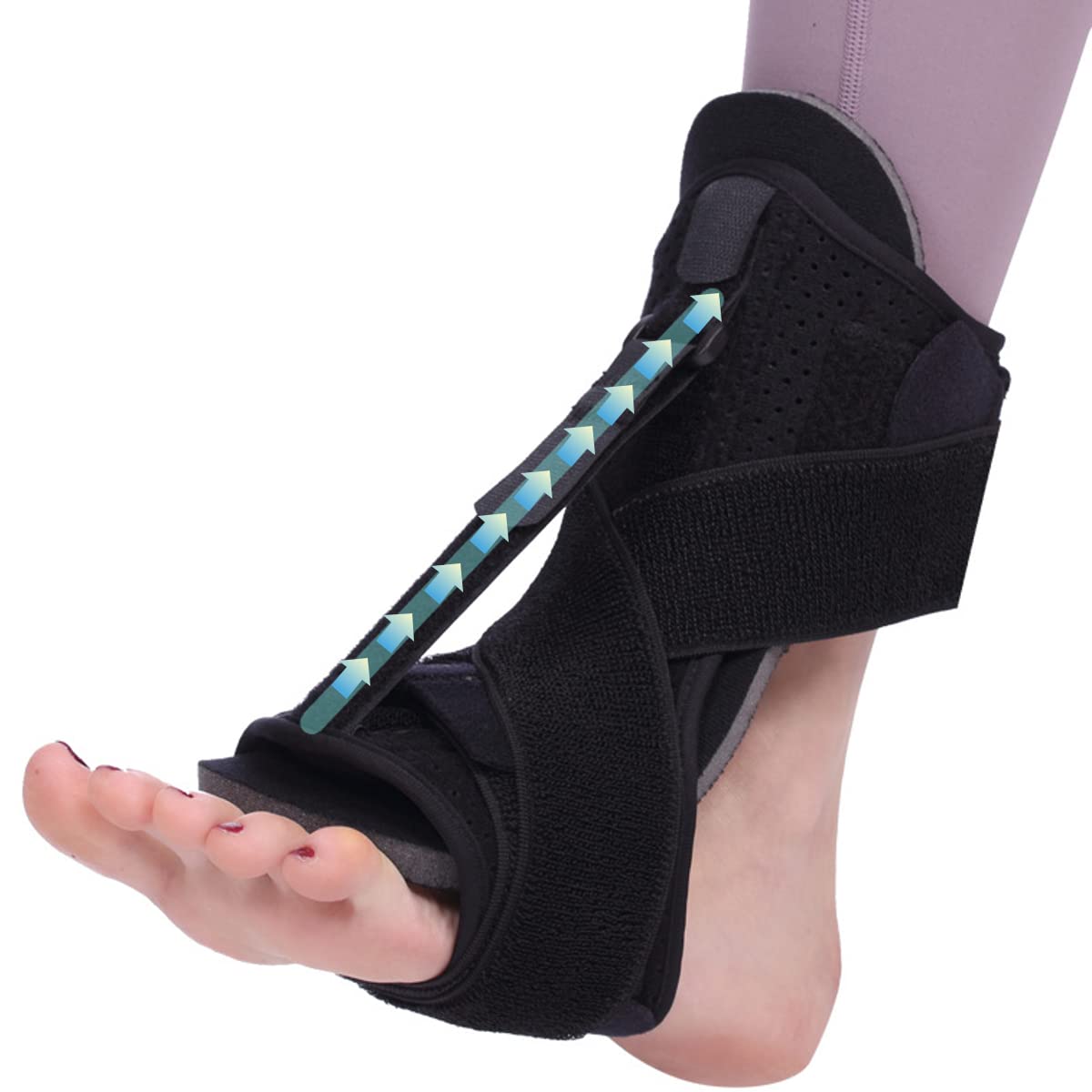 Kynnbluu Plantar Fasciitis Night Splint, Brace for Plantar Fasciitis to Relieve Pain, Adjustable Stretcher for Foot Drop, Achilles Tendonitis Night Splint, Arch Foot Support