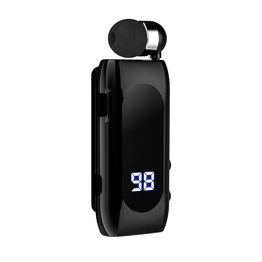 Come mantenere gli auricolari con design ergonomico sempre in buone condizioni? Sunseaton auricolare bluetooth business con filo retrattile, auricolar senza fili con microfono, bluetooth v5. 2, vivavoce, compatibile per universale smartphone (nero)