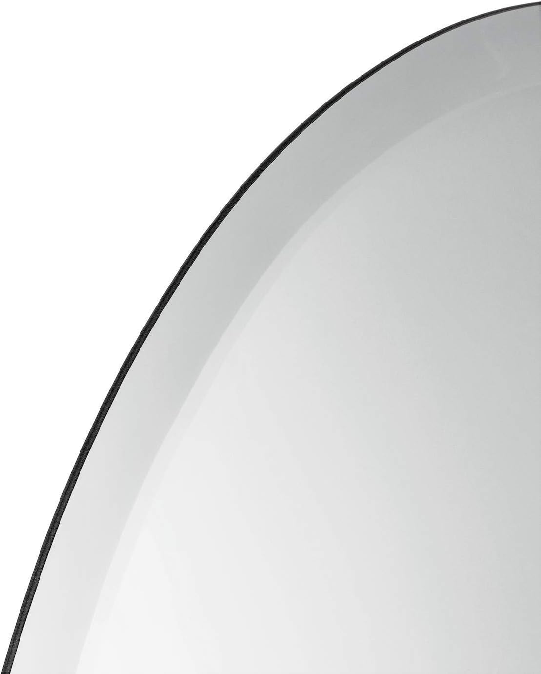 Better Bevel 24" x 36" Frameless Oval Mirror | 1" Beveled Edge | Bathroom Wall Mirror : Home & Kitchen