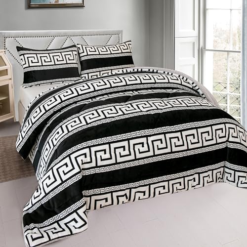 BESCH Edredón Invierno Borreguillo Nórdico de Microfibra 240x260cm - con 2 Funda Almohada -...