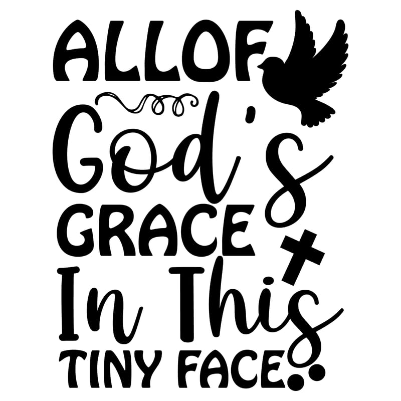 Toile All Of God's Grace poster A1 décoration pleine de douceur