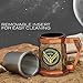 United Cutlery Dune House Atreides Sculpted Mug | Officially Licensed Dune Memorabilia | Hawk Emblem & Sandworm Design on Each Side | 6
