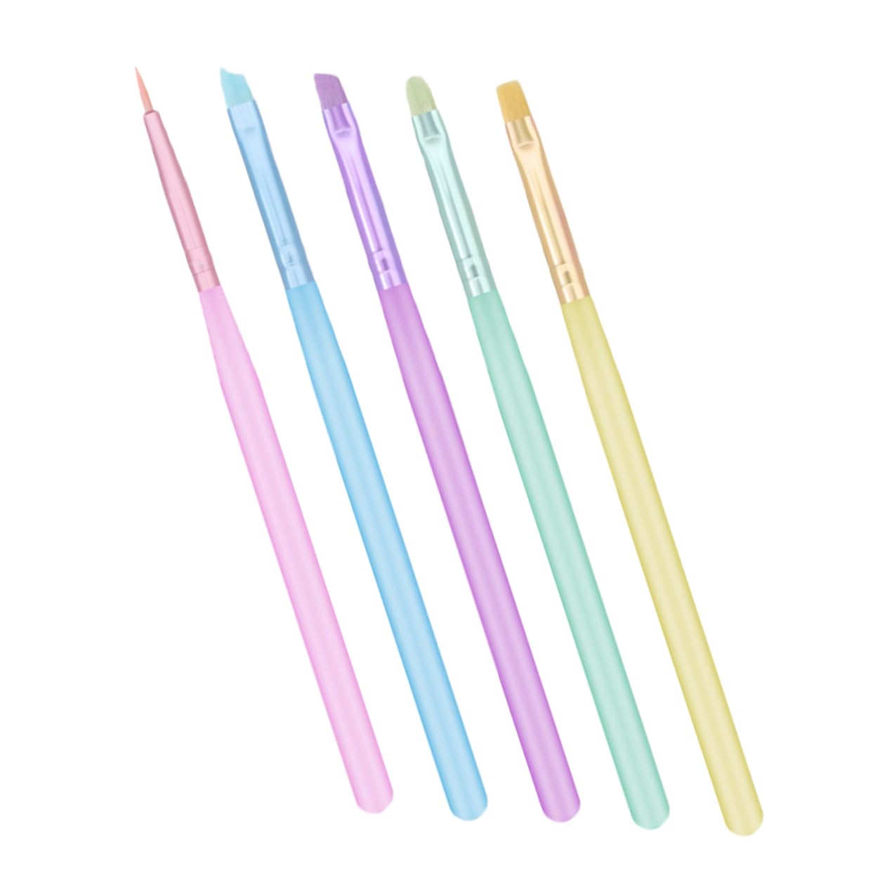 Ipetboom 25pièces Set De Pinceaux Nail Art Professionnels Pinceaux De Peinture Pour Accessoires De Manucure Outils De Nail Art Pour Salon Et Usage Personnel
