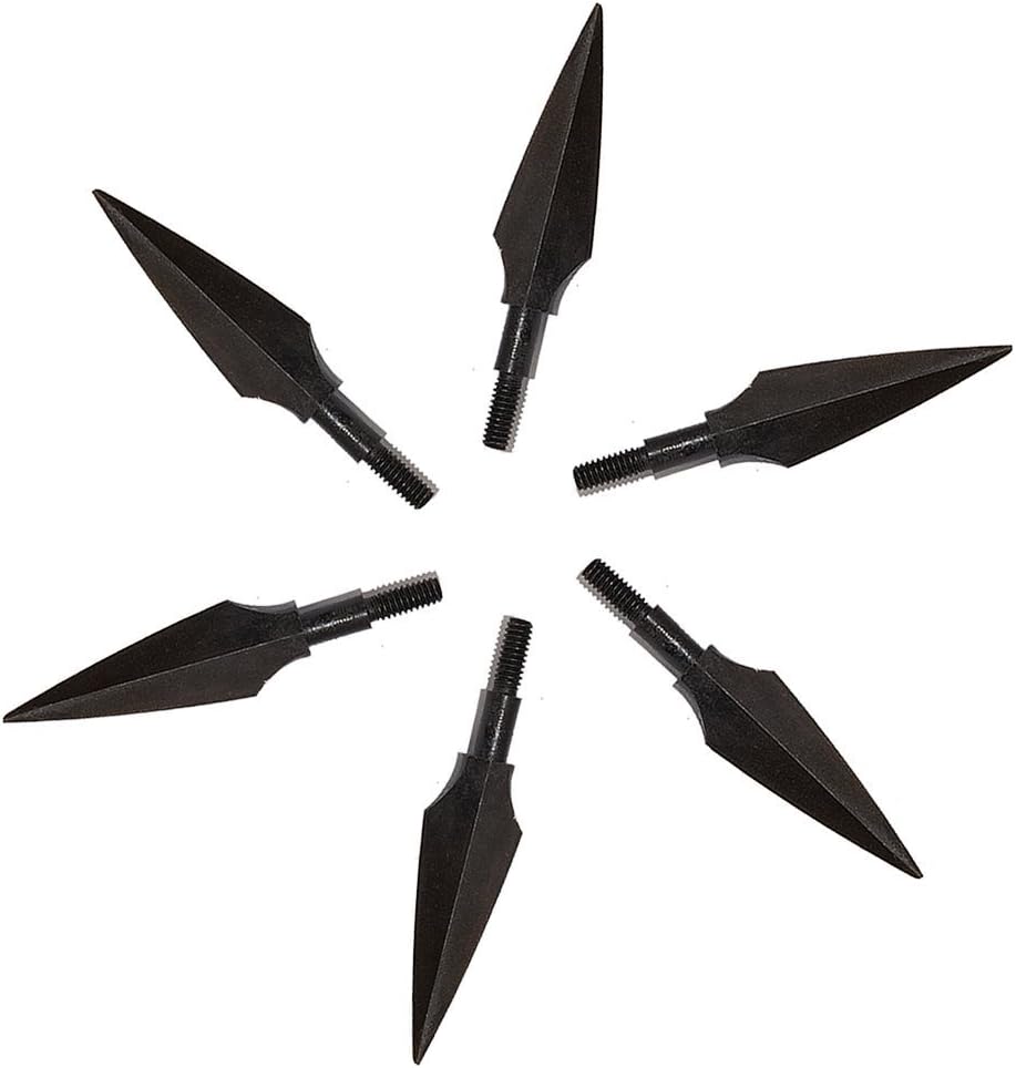 Arrowheads Broadheads: 12 Arrowheads 3D Arrowheads Hunting Arrowheads Broadhead for Carbon Arrows, Crossbow, Aluminum Arrows and Fiberglass Arrows in Archery
