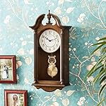 Bulova C1517 Saybrook Wall Clock, Brown Cherry - Image 5