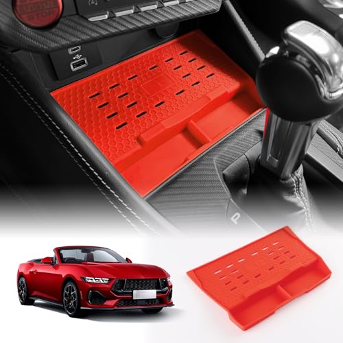 FDAIUN Wireless Charging Protective Pad for Ford Mustang 2024-2025 Silicone