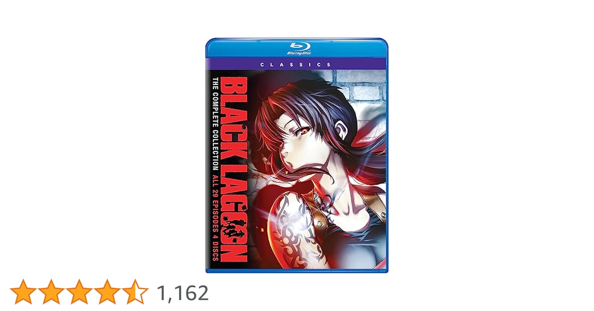 Black Lagoon complete series with Roberta Blood Trail OVAs.
