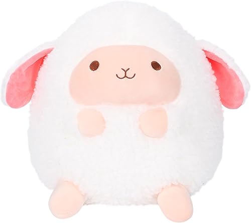 Miniatura 1 de Peluche de cordero de oveja, lindo peluche suave de oveja blanca para niños (11.8 pulgadas)