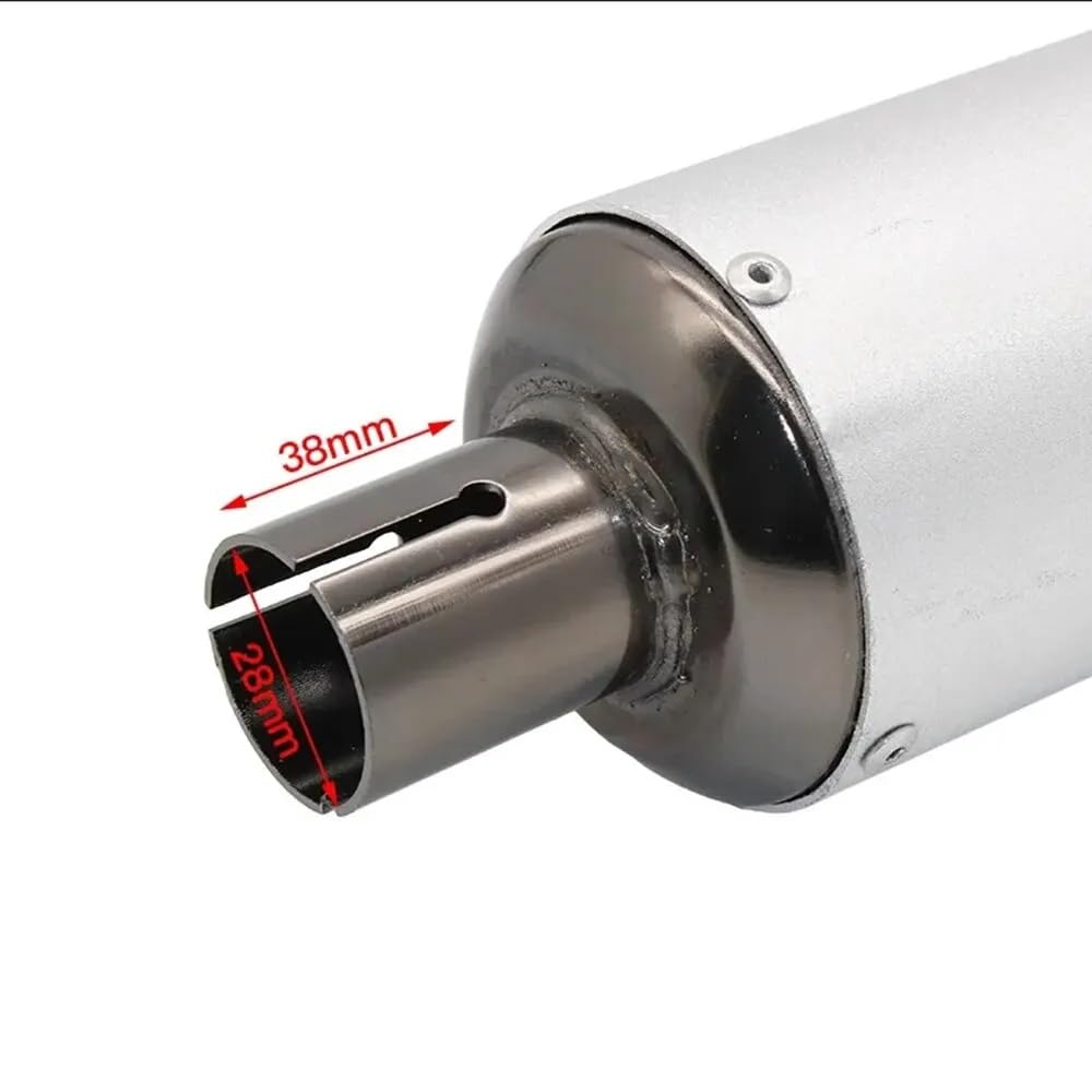 Terminali Scarico Moto Per Sistemi Di Marmitta Silenziatore Universale Dirt Pit Bike 125cc 150cc 28mm Per ATV Scooter Motocross