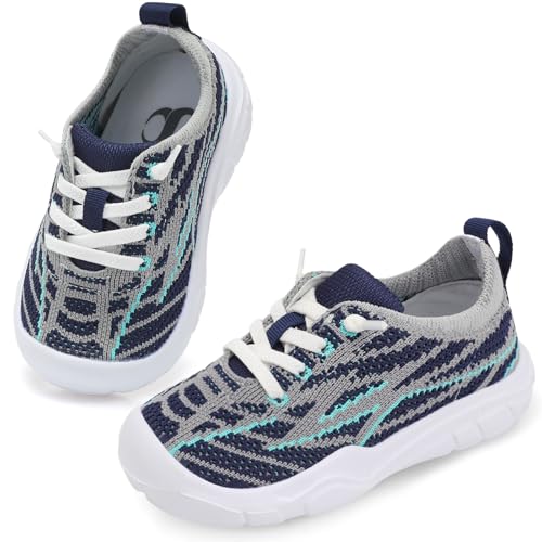 Image of Scurtain Toddler Shoes Boys Girls Barefoot Shoes Kids Breathable Sneakers Slip on Toddler Sneakers