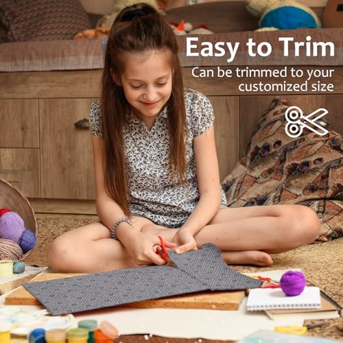 Image of BESGEER 80 inch * 80 inch Rug-Backing-Antislip-Tufting-Cloth, 2mm Thick (More Wear-Resistant & Tear-Resistant & Durable), Perfect for Carpets Rug Tufting Gun Cushion Punch Needle Rug