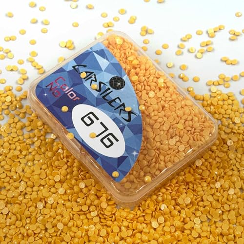 Carsilers Diamond Painting Beads 676,Diamonds Painting Accessories Replacement for Missing Drills,Diamond Beads Replacement Drills Gems Stones,Round,About 3500pcs