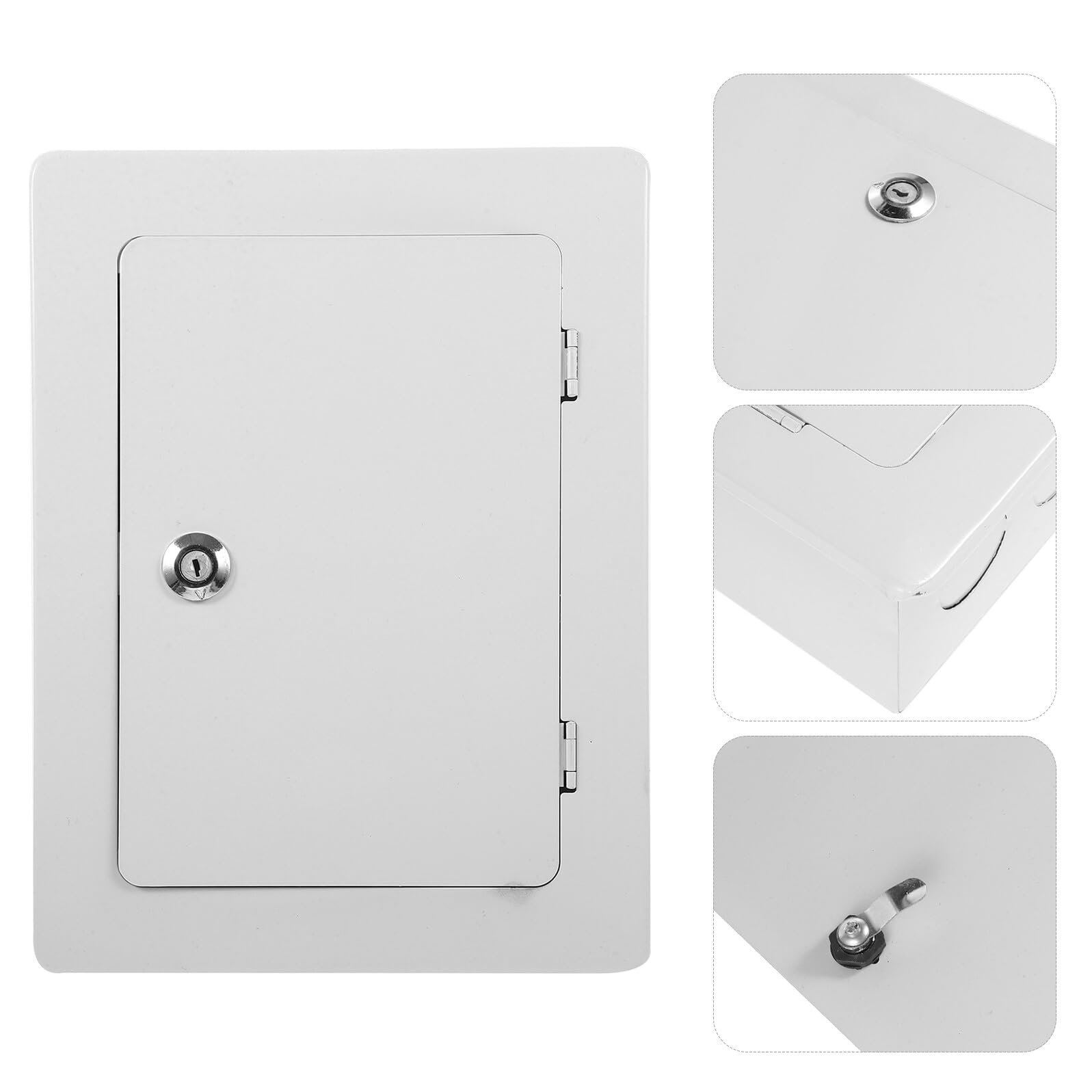 WOONEKY Boîte de Dérivation Étanche Murale Coffret Électrique Robuste pour Applications Extérieures Protection Éclaboussures et Poussière Installation Facile avec Accessoires Inclus