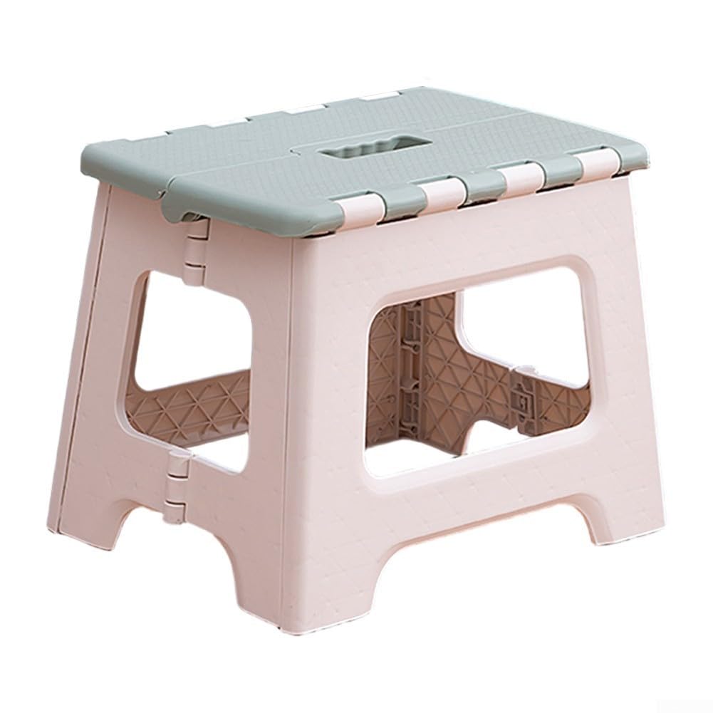 Marchepied portable robuste avec fonctions de sécurité, idéal pour la maison et l'extérieur (vert)