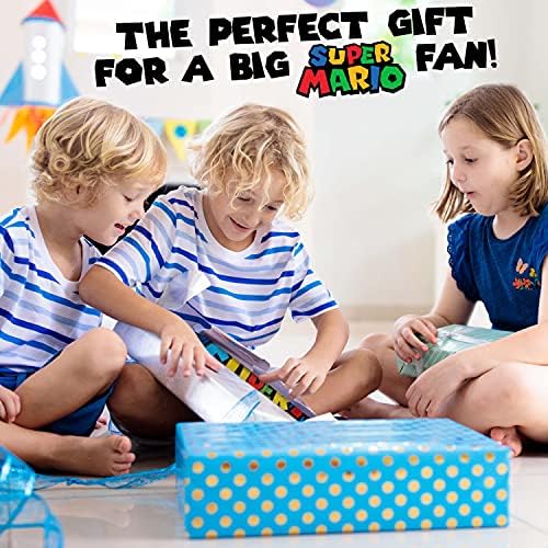 Super Mario Hoodie For Boys, Fleece Oversized Hoodie Blanket 7-14 Years Blue